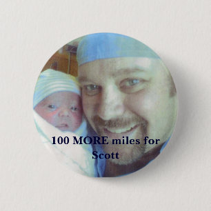 scott1, 100 MORE mijl voor Scott Ronde Button 5,7 Cm