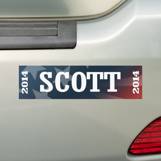 SCOTT 2014 BUMPERSTICKER (Op auto)