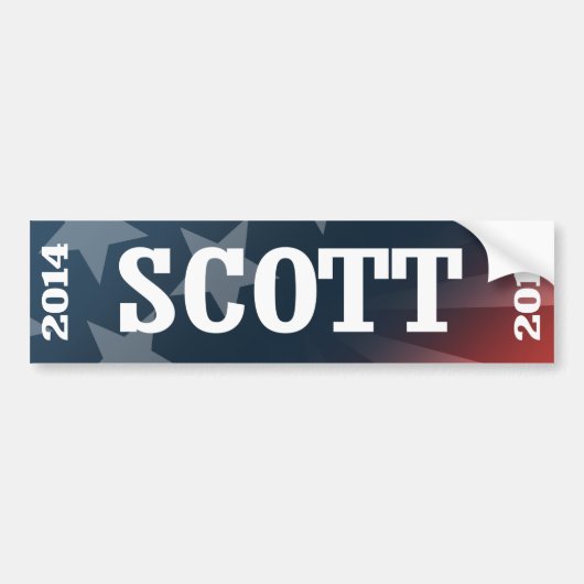 SCOTT 2014 BUMPERSTICKER (Voorkant)