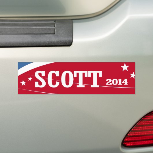 SCOTT 2014 BUMPERSTICKER (Op auto)