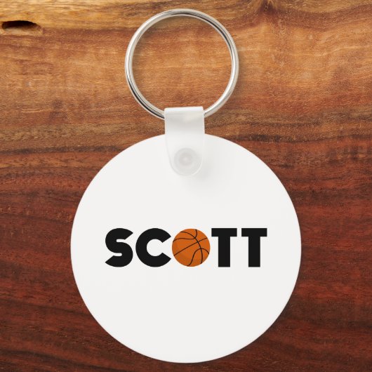 Scott Basketball Sleutelhanger (Voorkant)