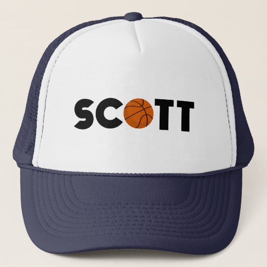 Scott Basketball Trucker Hat Trucker Pet (Voorkant)