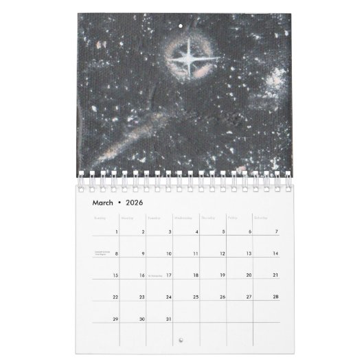 Scott bestudeert het universum kalender (Mar 2026)