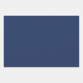 Scott Blue Verbrand Oranje Schotse Tartan Kerstmis Inpakpapier Vel (Voorkant 2)