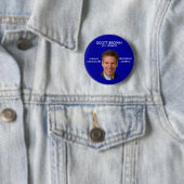 Scott Brown Anti Obama Politieke Button (In situ)