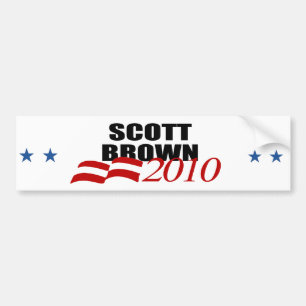 SCOTT BROWN BUMPERSTICKER