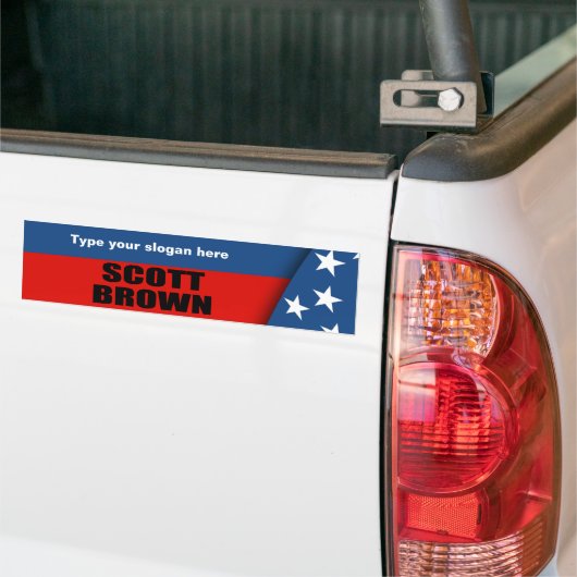 SCOTT BROWN BUMPERSTICKER (Op Truck)