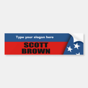 SCOTT BROWN BUMPERSTICKER
