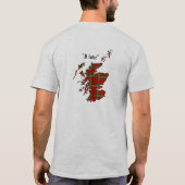 Scott Clan Badge Adult Raglan T-shirt (Achterkant)