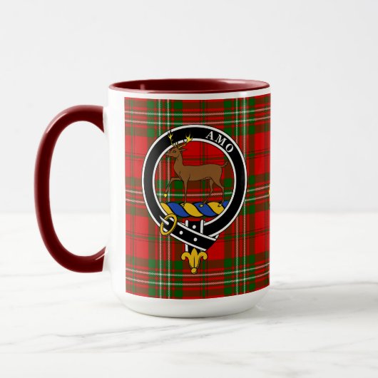 Scott Clan Badge & Tartan Mok (Links)