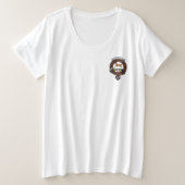 Scott Clan Badge Women's Grote Maat T-shirt (Design voorkant)