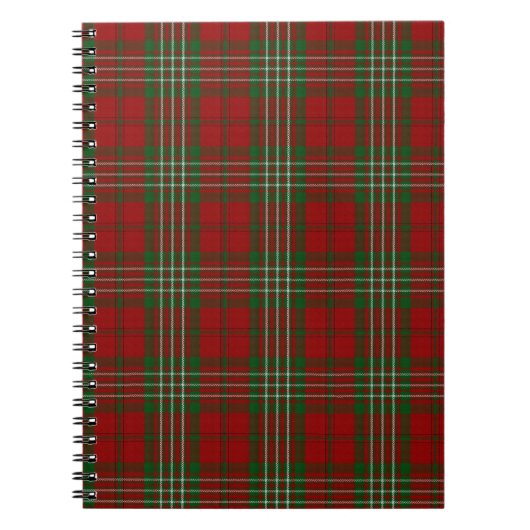 Scott Clan Family Tartan Notitieboek (Voorkant)