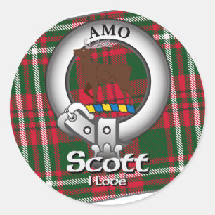 Scott Clan Ronde Sticker