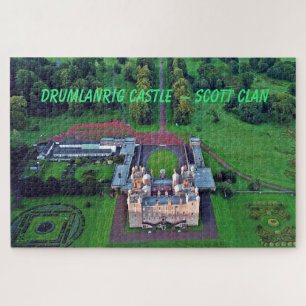 Scott Clan's Drumlanrig Castle uitdagend Legpuzzel