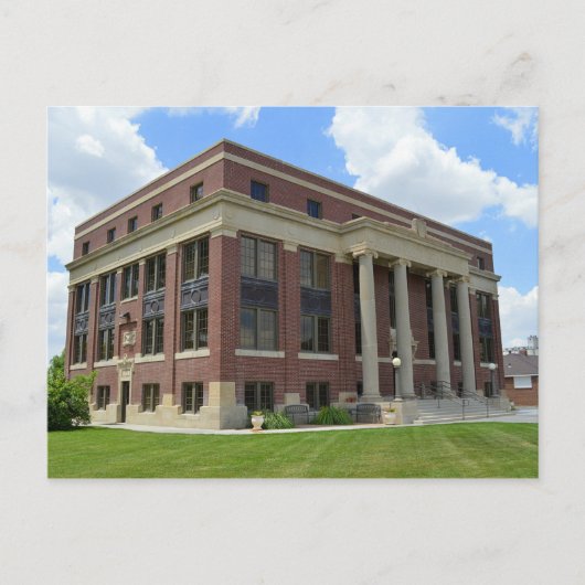 Scott County, Kansas, Courthouse Briefkaart (Voorkant)