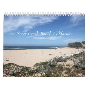 Scott Creek Beach, Californië Kalender