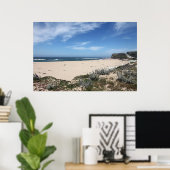 Scott Creek Beach Hwy 1 Poster (Thuiskantoor)