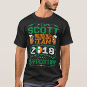 Scott Drink Team 2018 St Patrick's Day Irish T-shirt (Voorkant)