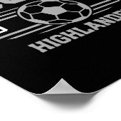 Scott Ers Voetbal Factuur 2025 Poster (Hoek)