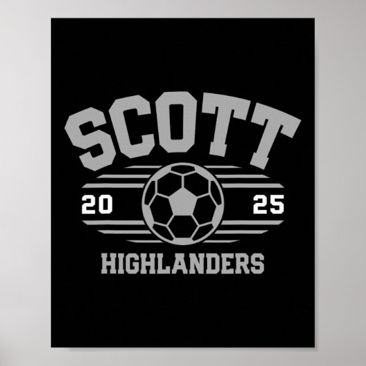 Scott Ers Voetbal Factuur 2025 Poster (Voorkant)