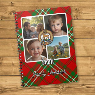 Scott Familie Foto Collage Notitieboek