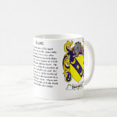 Scott Family Coat of Arms a mok (Voorkant rechts)