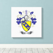 Scott Family Crest Coat of Arms Canvas Afdruk (Insitu (Houten vloer))