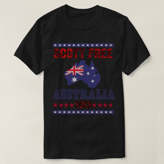 Scott Free - Australia Federal Election 2022 Fitte T-shirt (Design voorkant)