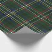 Scott Green Modern Scottish Tartan Cadeaupapier (Hoek)