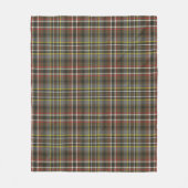Scott Green Verweerde Plaid Fleece Deken (Voorkant)