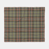 Scott Green Verweerde Plaid Fleece Deken (Voorkant (Horizontaal))