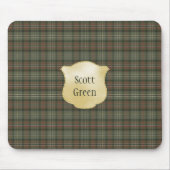Scott Green Weathered Original Scottish Tartan Muismat (Voorkant)