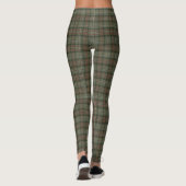 Scott Green Weathered Scottish Tartan Leggings (Achterkant)