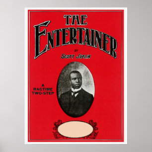 Scott Joplin Song Sheet Hoesje Poster