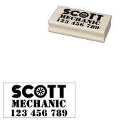 Scott Mechanic Rubberstempel (Gestempeld)