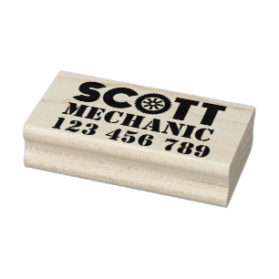 Scott Mechanic Rubberstempel