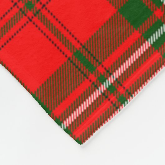 Scott Modern Tartan Pset Fleece Deken (Hoek)