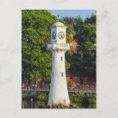 Scott Monument - Roath Park Lake, Cardiff Briefkaa Briefkaart (Voorkant)