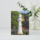 Scott Monument - Roath Park Lake, Cardiff Briefkaa Briefkaart (Staand voorkant)