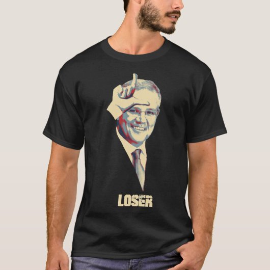 Scott Morrison Loser...Het is een race! Klassieke T-shirt (Voorkant)