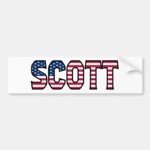 Scott Name Vorname USA Aufkleber Sticker Auto