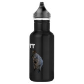 Scott Name with Australian Quokkas, Water Bottle Waterfles (Rechts)