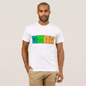 Scott periodiek lijstnaam shirt (Voorkant volledig)