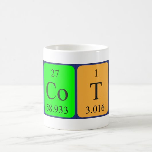 Scott periodieke lijstnaam mok (Center)