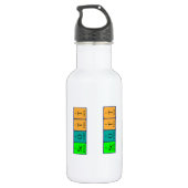 Scott Periotable Naam Water Flacon Waterfles (Achterkant)