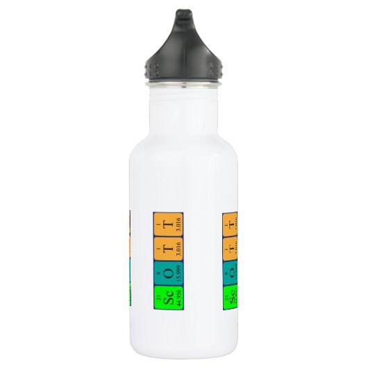 Scott Periotable Naam Water Flacon Waterfles (Rechts)