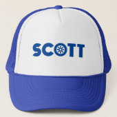 Scott Petrol Head Trucker Hat Trucker Pet (Voorkant)