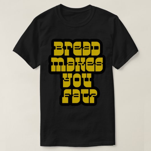 Scott Pilgrim - Bread Makes You Fat T-shirt (Design voorkant)