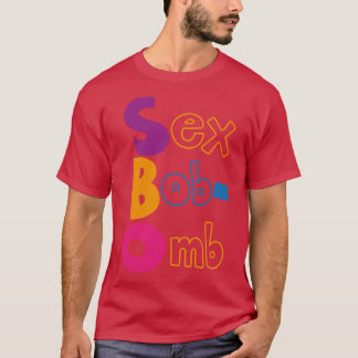 Scott Pilgrim VS the World Zie Bob Omb Messe Chau  T-shirt