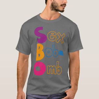 Scott Pilgrim VS the World Zie Bob Omb Messe Chau T-shirt